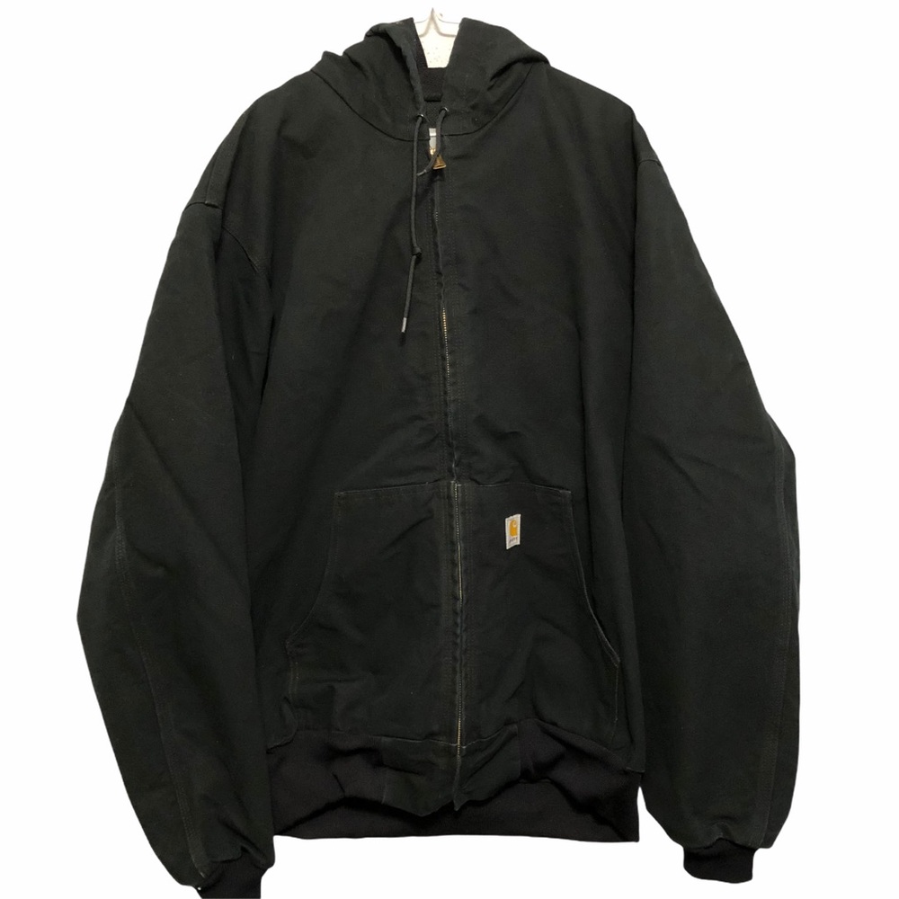 Carhartt Mens Full Zip Thick Hooded Coat